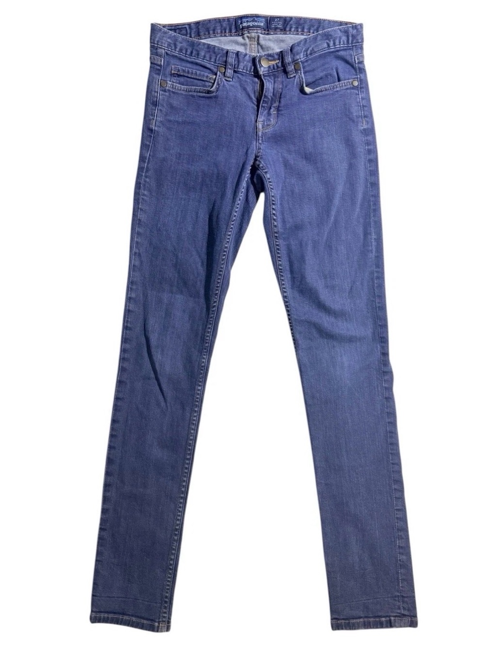 Patagonia Slim Skinny Jeans Size 27 Blue Organic Cotton Stretch Denim Pants